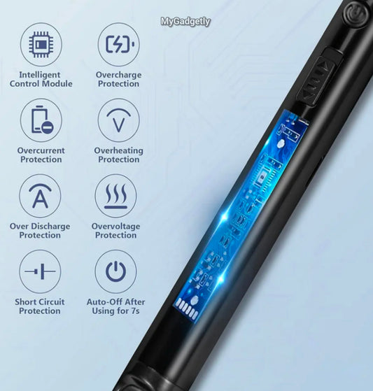 SparkLite – Rechargeable Flameless Electric Lighter (Windproof & USB Powered)